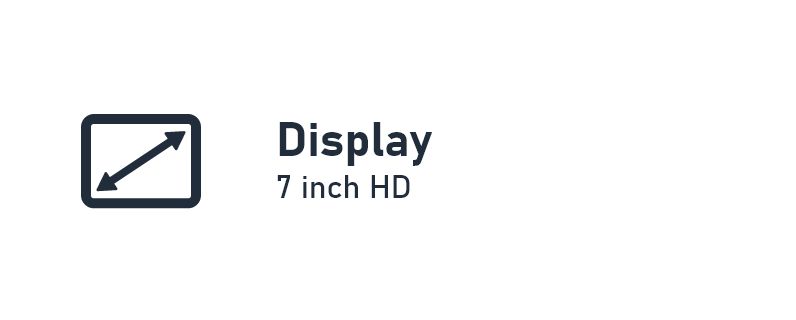 Technical Specification - Display 7 inch HD